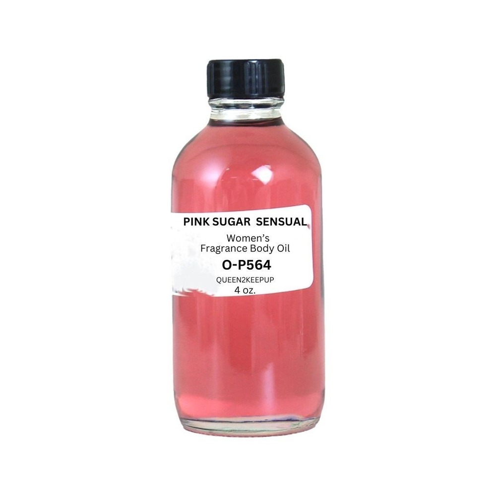 Pink Sugar Sensual (Women) Body Oil 4 oz Fragrance All Natural Scent